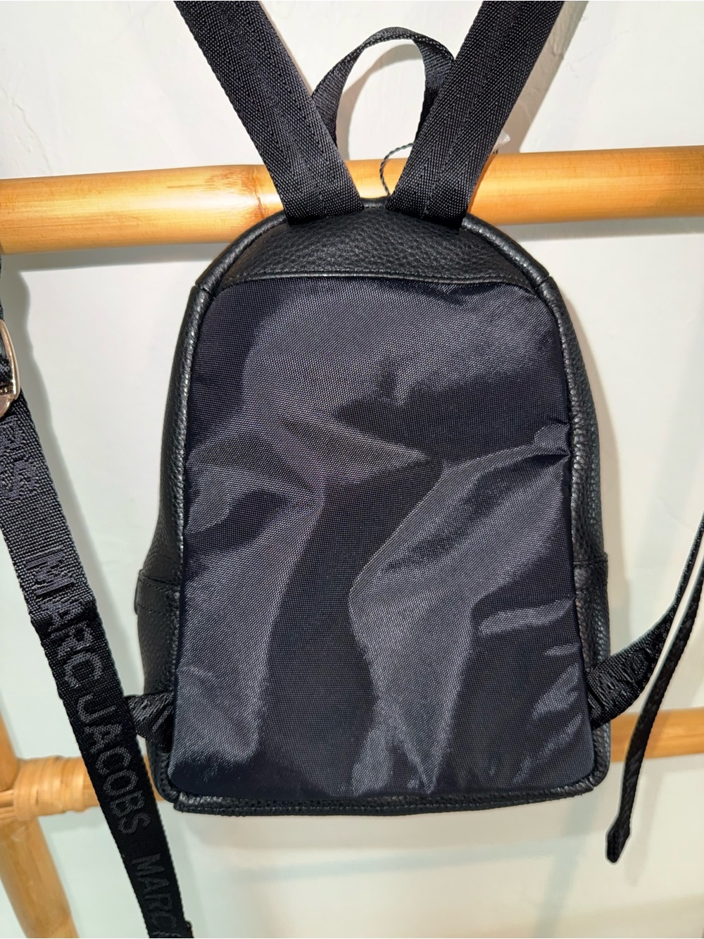 Marc Jacobs Leather Mini Backpack Bag New Black - Picture 11 of 15